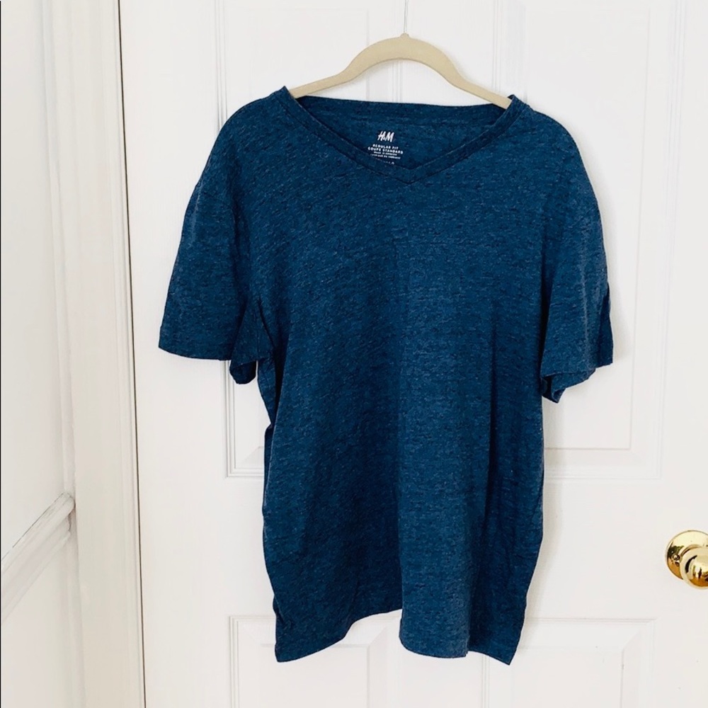 Men’s Blue Regular Fit T-Shirt